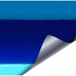 Vinil Cromado Azul 50 x 152 cm