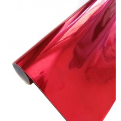 vinyle chrome rouge