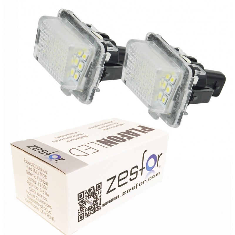 ÉCLAIRAGE PLAQUE D´IMMATRICULATION POUR VOLVO C30, S40, S60, S80, V70 Y XC  LED