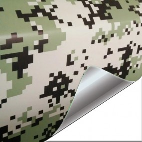 Folha Vinil Camuflagem Pixel para Carro e Moto - Oferta de 20%