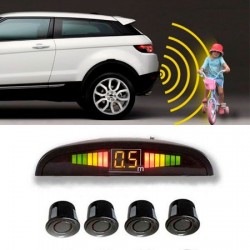Sensor de aparcamiento con sonido y visión trasera